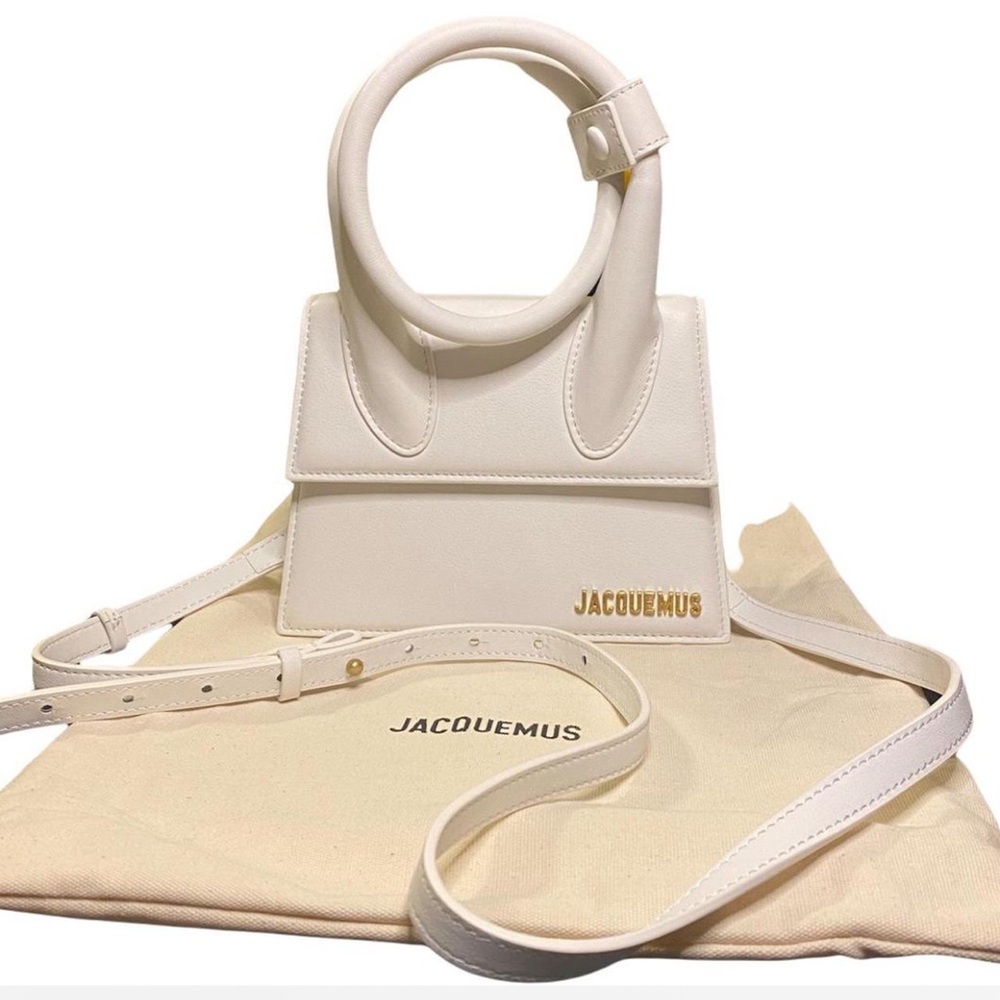 Jacquemus White Le Chiquito Noeud Women's Bag